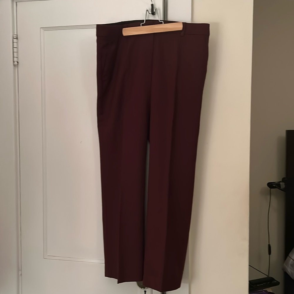 NWOT Red Talbots slacks. Size 12p.